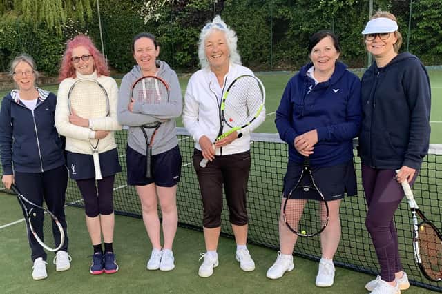 Hamilton ladies' thirds, from left, Bridget Longworth, Jan Jackson, Rachel Heggs, Eileen Merrison, Sarah Jones and Mia Scotland.