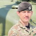 Maj Hamish Davison, who has been awarded an MBE