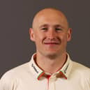 Callum Parkinson of Leicestershire CCC. (Photo by Matthew Lewis/Getty Images)
