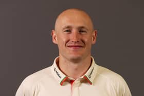 Callum Parkinson of Leicestershire CCC. (Photo by Matthew Lewis/Getty Images)