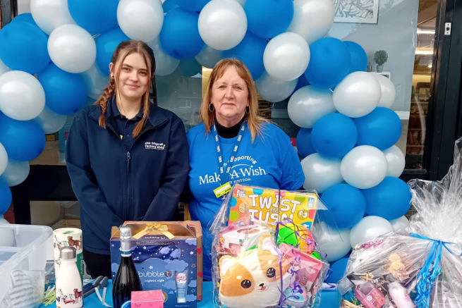 Staff at Melton Mowbray store raise more than £1k for children's charity