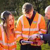 Severn Trent apprentices learning on the job