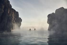 The beautiful Sky Lagoon is a haven of calm