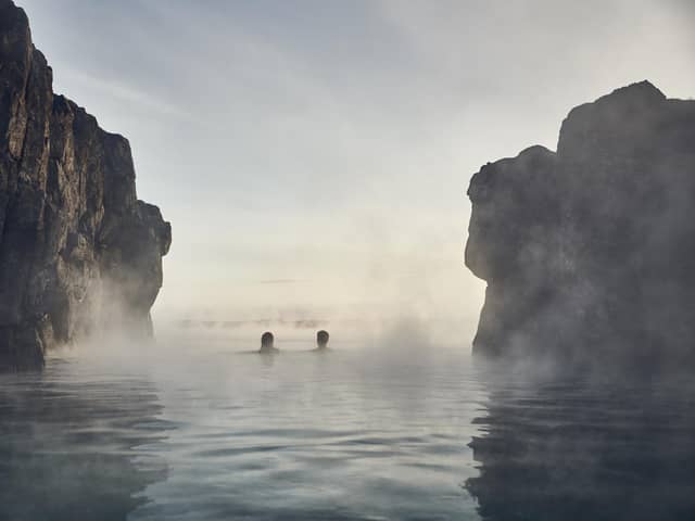 The beautiful Sky Lagoon is a haven of calm