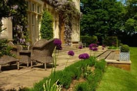 The Burrough Hall gardens which will be open to the public in May