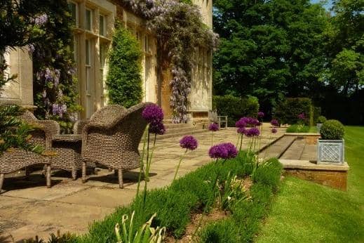The Burrough Hall gardens which will be open to the public in May