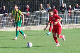 Toby Fura - came close for Melton in home rout by Newark Town.