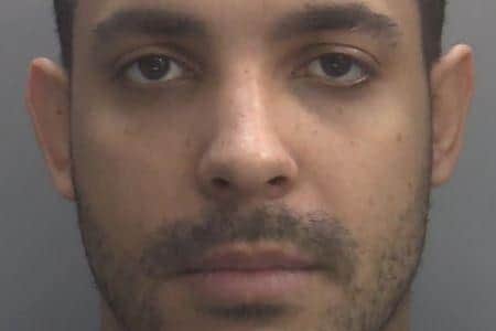 Simon Toussaint, who has been jailed for more than five years
PHOTO Leicestershire Police