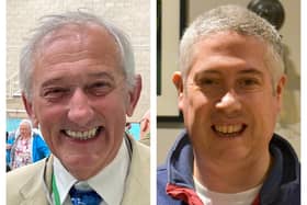 Melton Borough Council leader, Councillor Pip Allnatt (left) and Conservative group leader, Councillor Ronan Browne