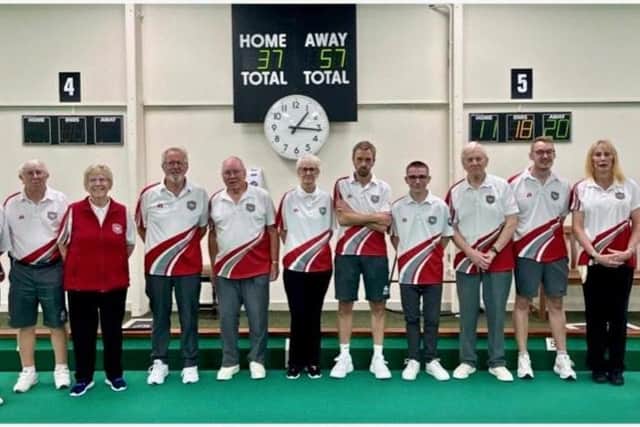 Melton IBC bowlers at their final title-winning match.