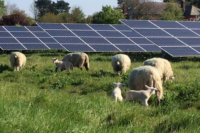 A solar farm is planned on agricultural land in the Vale of Belvoir