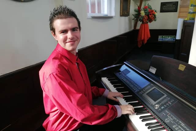 Thomas Corden, who will play at an event at St John's Church in Melton