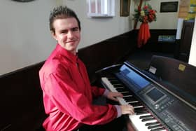 Thomas Corden, who will play at an event at St John's Church in Melton