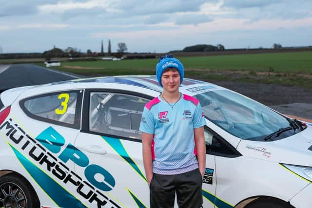 Karting ace Aiden Ingram, who is preparing to race in the BRSCC Fiesta Junior Championship