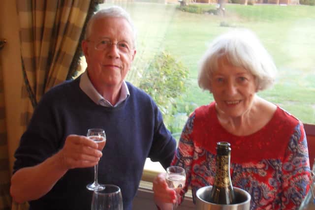 Chris Clayton and his late wife Avis