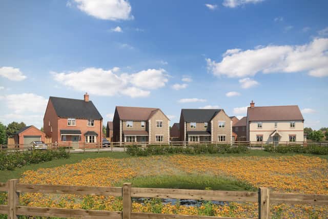 CGI of Mulberry Homes at Whissendine