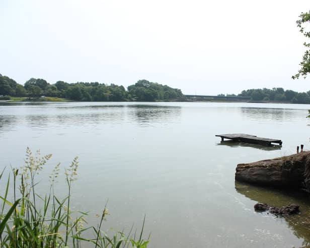 Emergency services descended on Carr Mill Dam after a member of the public raised the alarm