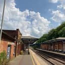 The railway station at Melton Mowbray