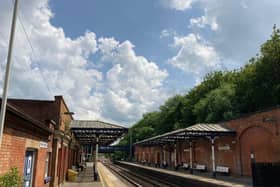 The railway station at Melton Mowbray