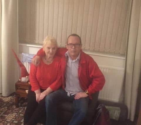 Steve Ingall, who has passed away aged 60, with his mum, Jackie