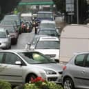 Traffic on Leicester Road in Melton