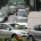 Traffic on Leicester Road in Melton