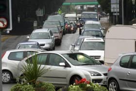 Traffic on Leicester Road in Melton