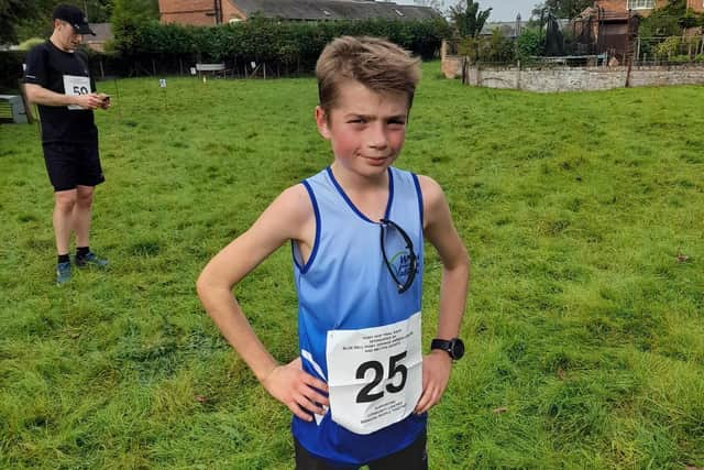 Henry Speed, junior winner at this year's Hoby Hop trail race