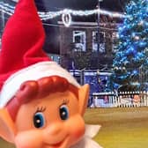 Melton Borough Council posted this image of a mischievous elf and the town centre Christmas lights when they came on days early
