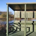 The new bird hide provided in Melton Country Park
