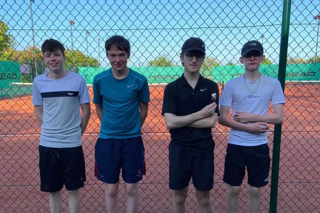 Melton Mowbray Tennis Club's 18 and unders.