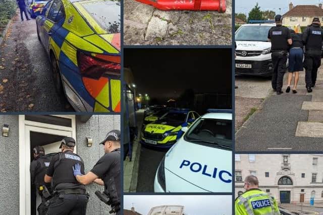 Scenes from the major county lines operation in Leicestershire