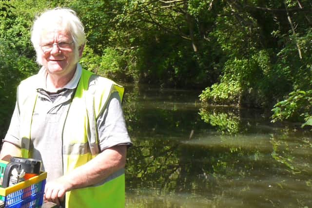 MOWS committee member Dave Andow who recovered the stolen workboat with colleagues