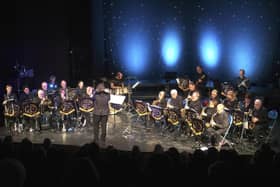 Belvoir Big Band playing at a concert at Melton Mowbray Theatre in 2019