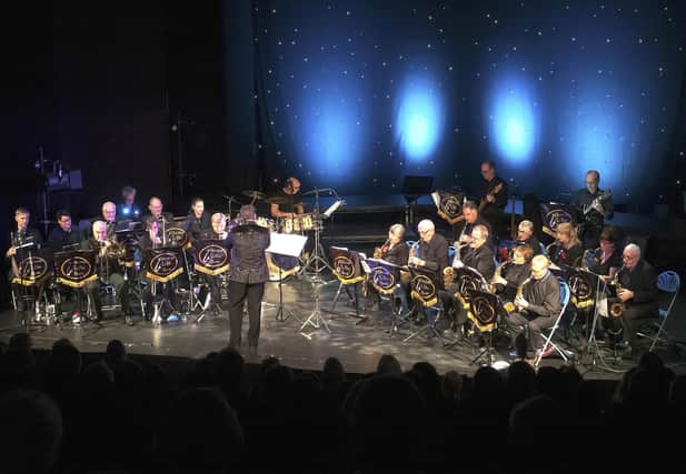 Belvoir Big Band playing at a concert at Melton Mowbray Theatre in 2019