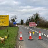 The A606 road closure between Burton Lazars and Melton Mowbray
