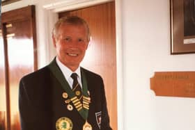 The late Terry Payne pictured at Melton Indoor Bowls Club