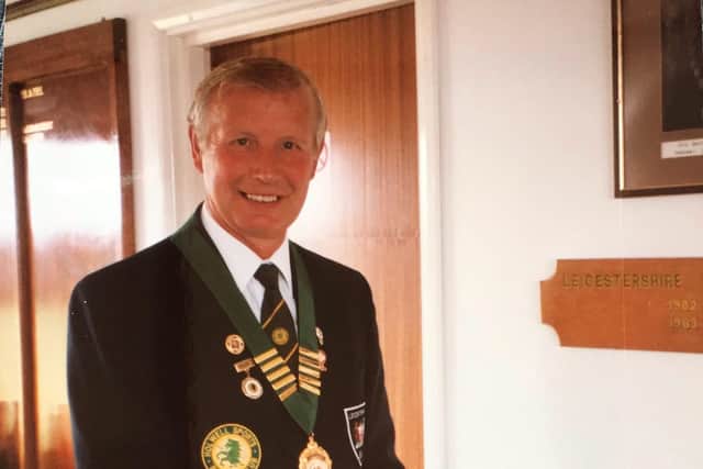 The late Terry Payne pictured at Melton Indoor Bowls Club