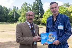 Councillor Virge Richichi and Councillor Adam Tilbury at the launch of the Local Nature Recovery Strategy
