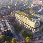 An aerial view of what Leicester Royal Infirmary will look like after the planned revamp