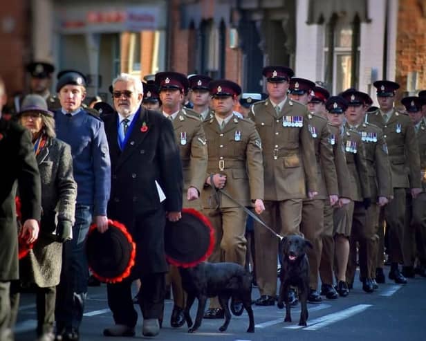 Melton's Remembrance Sunday parade makes its way down Leicester Street last year