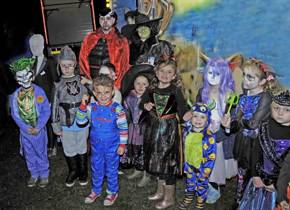 The fancy dress contest at a previous town estate Halloween event
PHOTO Derek Whitehouse