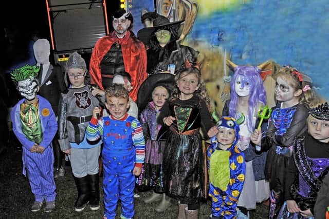 The fancy dress contest at a previous town estate Halloween event
PHOTO Derek Whitehouse