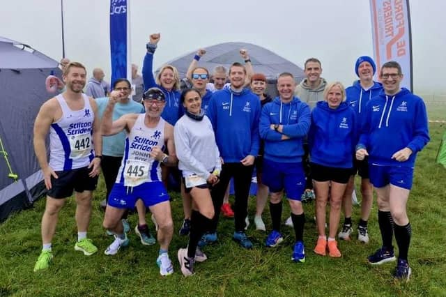 Stilton Striders at the last race of the Leicestershire Road Running League Series.