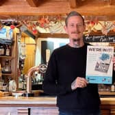 The Berkeley Arms at Wymondham announcing their listing in the Good Beer Guide 2027