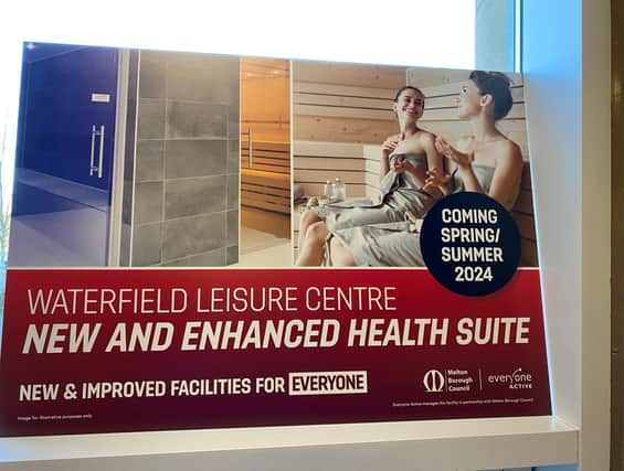 A graphic showing the planned new health suite at Waterfield Leisure Centre