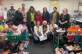 Some of the volunteers who helped with the Christmas hamper appeal in Melton last year organised by Helping the Isolated