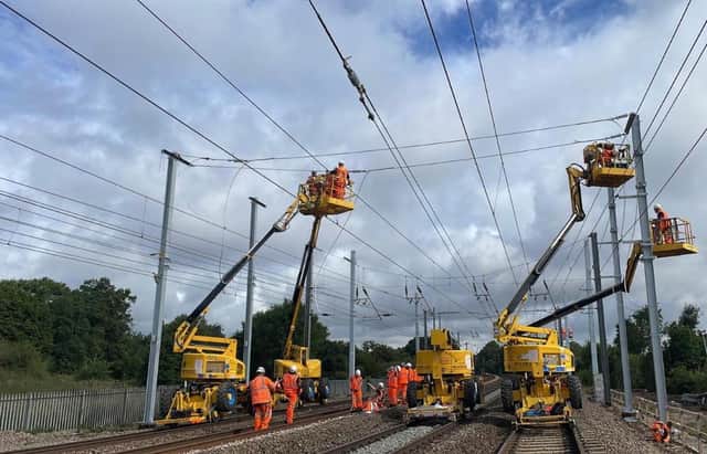 Work is to be done to improve the local rail tracks
