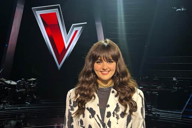 Ellena Taylor (EDA NIVES) appearing on The Voice UK IMAGE: The Voice UK continues on Saturdays, ITV1 and ITVX, at 8:30pm.