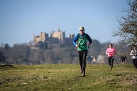 Participants take on the Belvoir Challenge last year